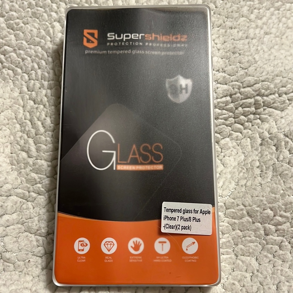 Supershieldz tempered glass screen protector for iPhone 7plus/ 8plus